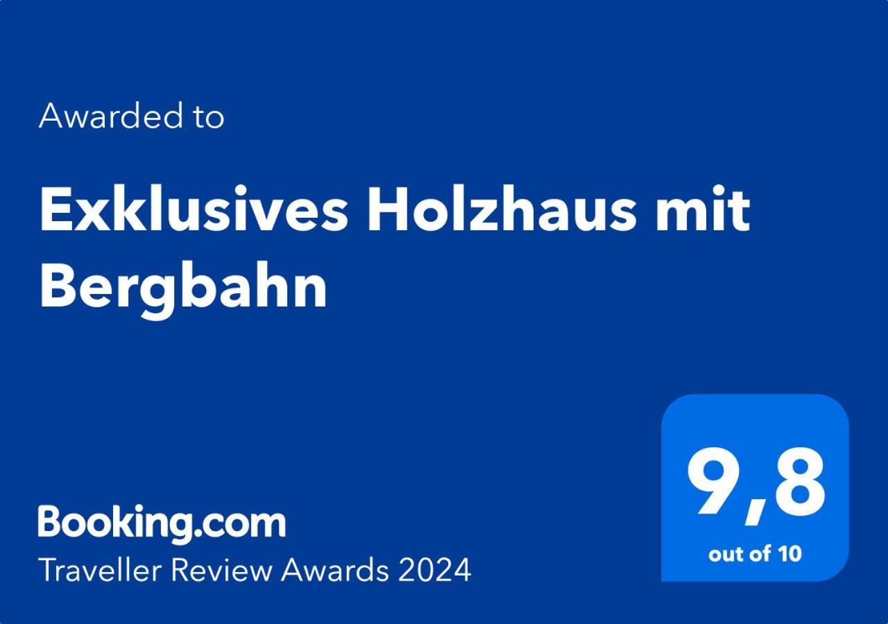 Exklusives Holzhaus Mit Bergbahn - Baden-Baden Im Schwarzwald 빌라 외부 사진